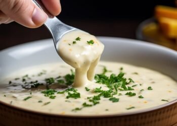 Receita de saboroso molho 4 queijos